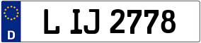 Truck License Plate
